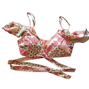 Urban Sea Cold Shoulder Bikini Top Medium